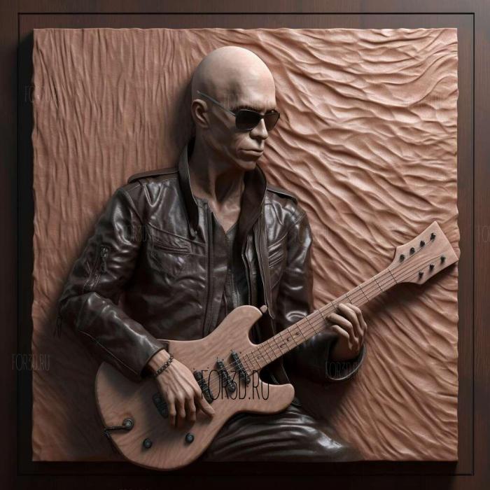 joe satriani 3 stl model for CNC